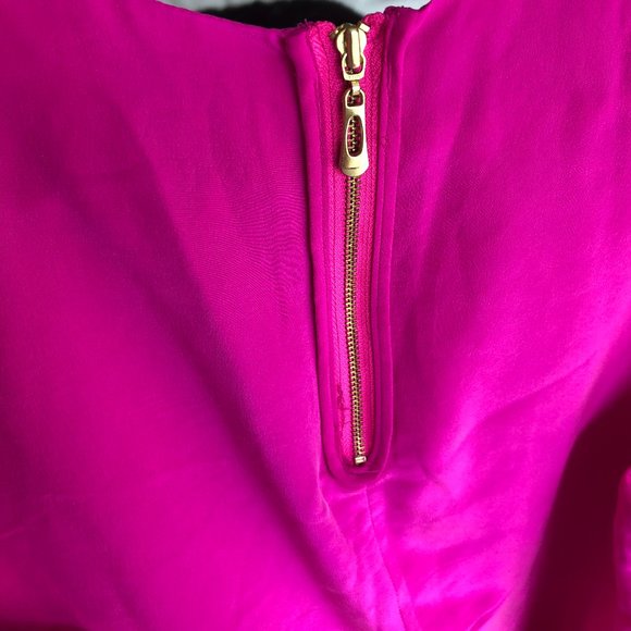 Cynthia Rowley Pink Silk Dress 10 - Picture 6 of 6
